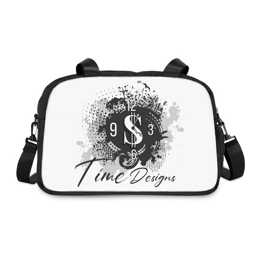 Fitness Handbag with Stylish Time Designs, Workout Bag, Gym Tote, Active Lifestyle Accessory, Travel Companion, Unique Gift Idea