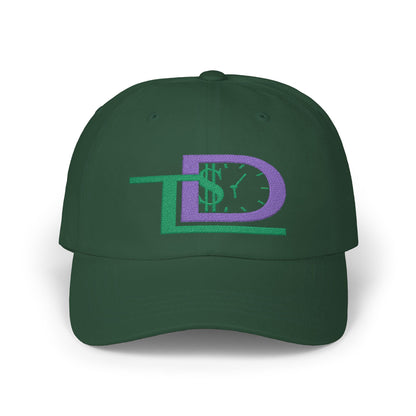 Classic Dad Cap with Dollar Clock Design, Stylish Baseball Hat for Dad, Gift for Father’s Day, Casual Cap for Every Occasion