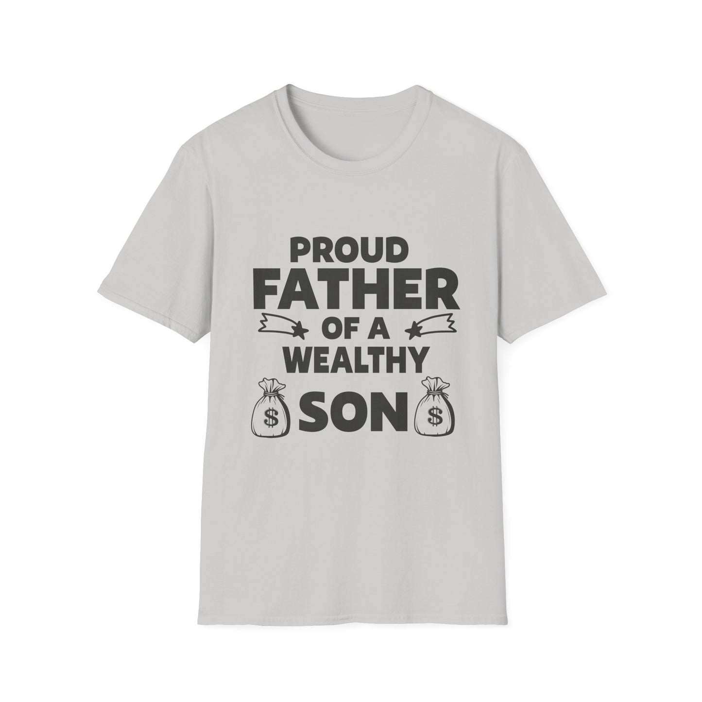 Proud Father T-Shirt - Unisex Softstyle Tee for Celebrating Dads