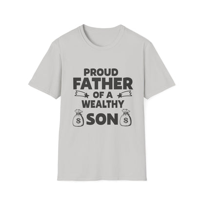Proud Father T-Shirt - Unisex Softstyle Tee for Celebrating Dads