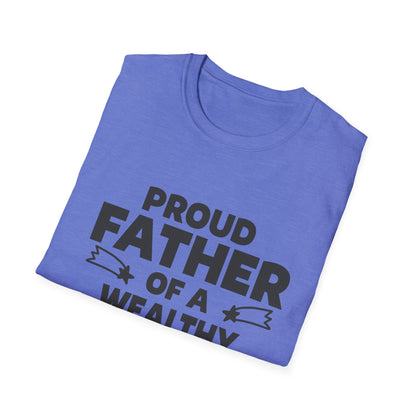 Proud Father T-Shirt - Unisex Softstyle Tee for Celebrating Dads