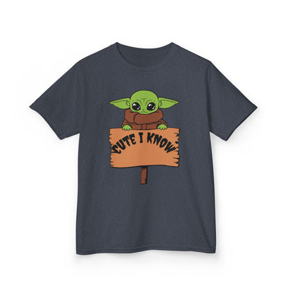 Cute Baby Alien Kids Tee - "Cute I Know" Design for Trendy Kids