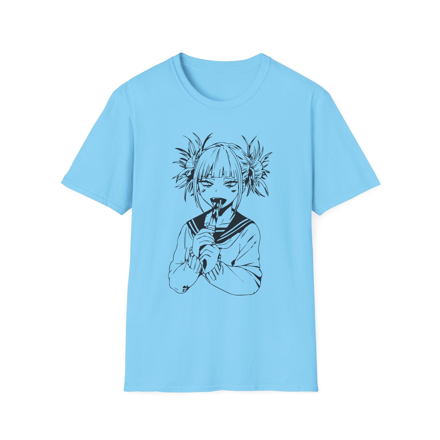 Cute Anime Character Unisex Softstyle T-Shirt - Perfect for Fans and Casual Wear