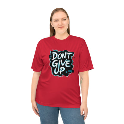 Motivational Graphic T-shirt - Unisex Sport Tee with 'Don't Give Up' Design, Fitness Wear, Gym Shirt, Inspirational Clothing, Workout [...]
