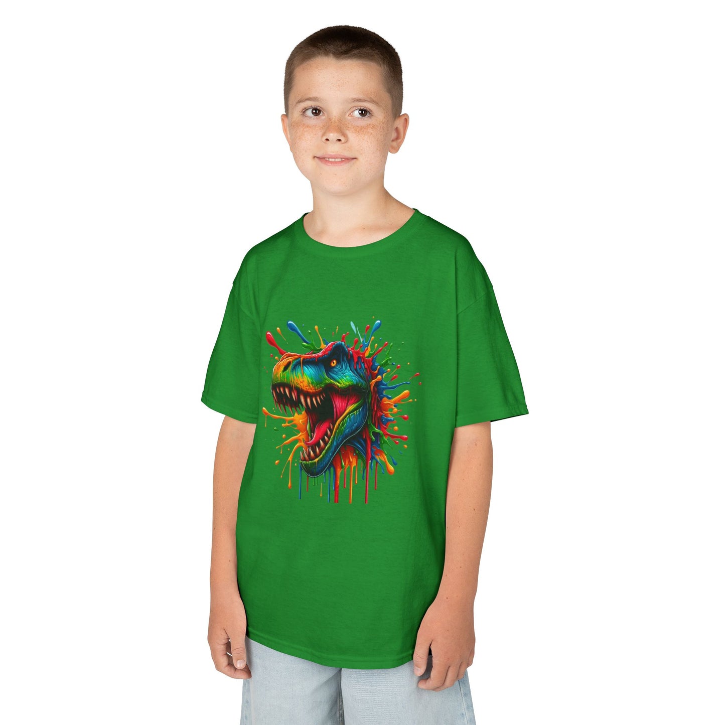 Colorful Dinosaur Kids Heavy Cotton™ Tee