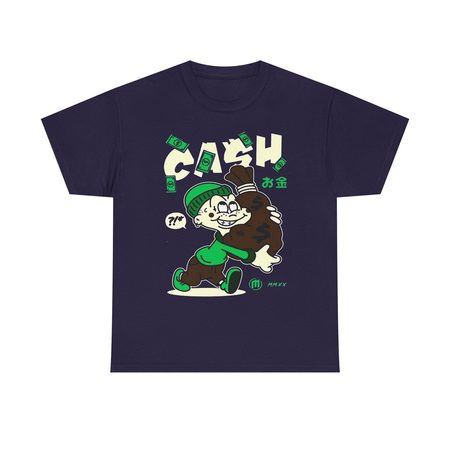 Cash Cartoon Unisex Heavy Cotton Tee - Streetwear Vibe