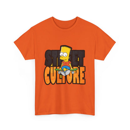 Retro Bart Simpson Unisex Heavy Cotton Tee - Street Culture Vibe