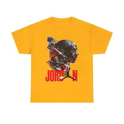 Jordan Inspired Unisex Heavy Cotton Tee - Retro Style Graphic Shirt