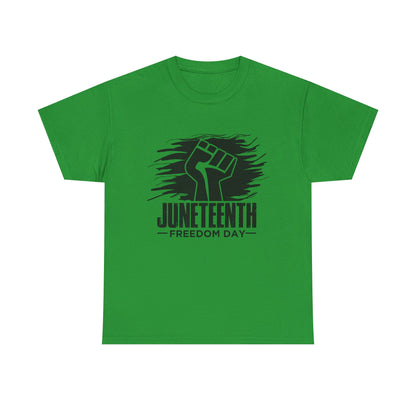 Juneteenth Freedom Day Tee, Unisex Heavy Cotton, Black Power Graphic Shirt, Everyday Wear, Freedom Celebration Apparel, Juneteenth Gift
