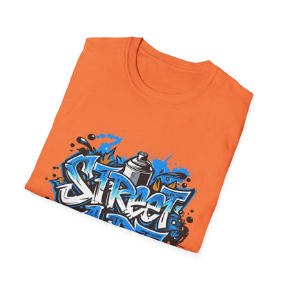 Street Art T-Shirt | Unisex Softstyle Tee, Graffiti Shirt, Urban Vibe Apparel, Casual Streetwear, Gift for Art Lovers