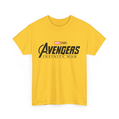 Avengers Infinity War Unisex Heavy Cotton Tee, Marvel Fan Shirt, Superhero Apparel, Gift for Him, Comic Book T-Shirt, Casual Wear