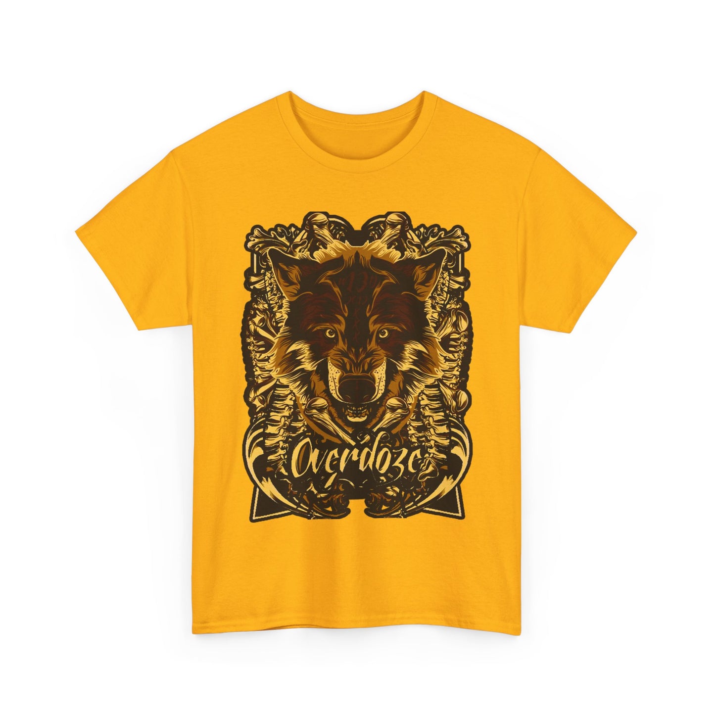 Courageous Wolf Unisex Heavy Cotton Tee