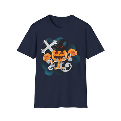 Halloween Pumpkin Graphic Tee, Unisex T-Shirt, Fall Fashion, Spooky Season Shirt, Trick or Treat Apparel, Casual Halloween Outfit