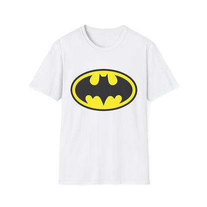 Batman Logo Unisex Softstyle T-Shirt | Fun Graphic Tee for Fans | Perfect Gift for Birthdays, Comic Con, Halloween