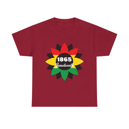 Juneteenth Celebration Tee - Unisex Heavy Cotton Shirt, African Heritage Apparel, Black History Month, 1865 Roots, Proud Culture Wear