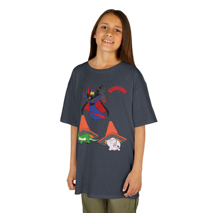 Kids Cartoon Battle Tee - Fun & Unique Grrr! Design