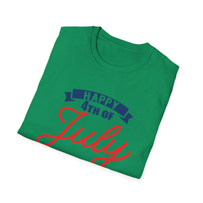 Happy 4th of July Unisex T-Shirt, Independence Day Tee, Summer Celebration Shirt, Patriotic Apparel, Casual Festival Wear