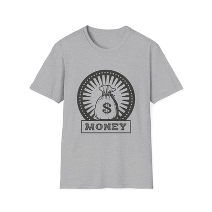 Money Bag Graphic Unisex T-Shirt - Perfect for Hustlers and Entrepreneurs