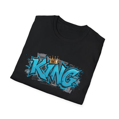 King Graffiti Unisex T-Shirt | Cool Urban Style Tee, Streetwear Fashion, Unique Gift for Him, Self-Expression, Birthday Present