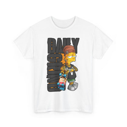Daily Grind Unisex Heavy Cotton Tee - Casual Streetwear Shirt