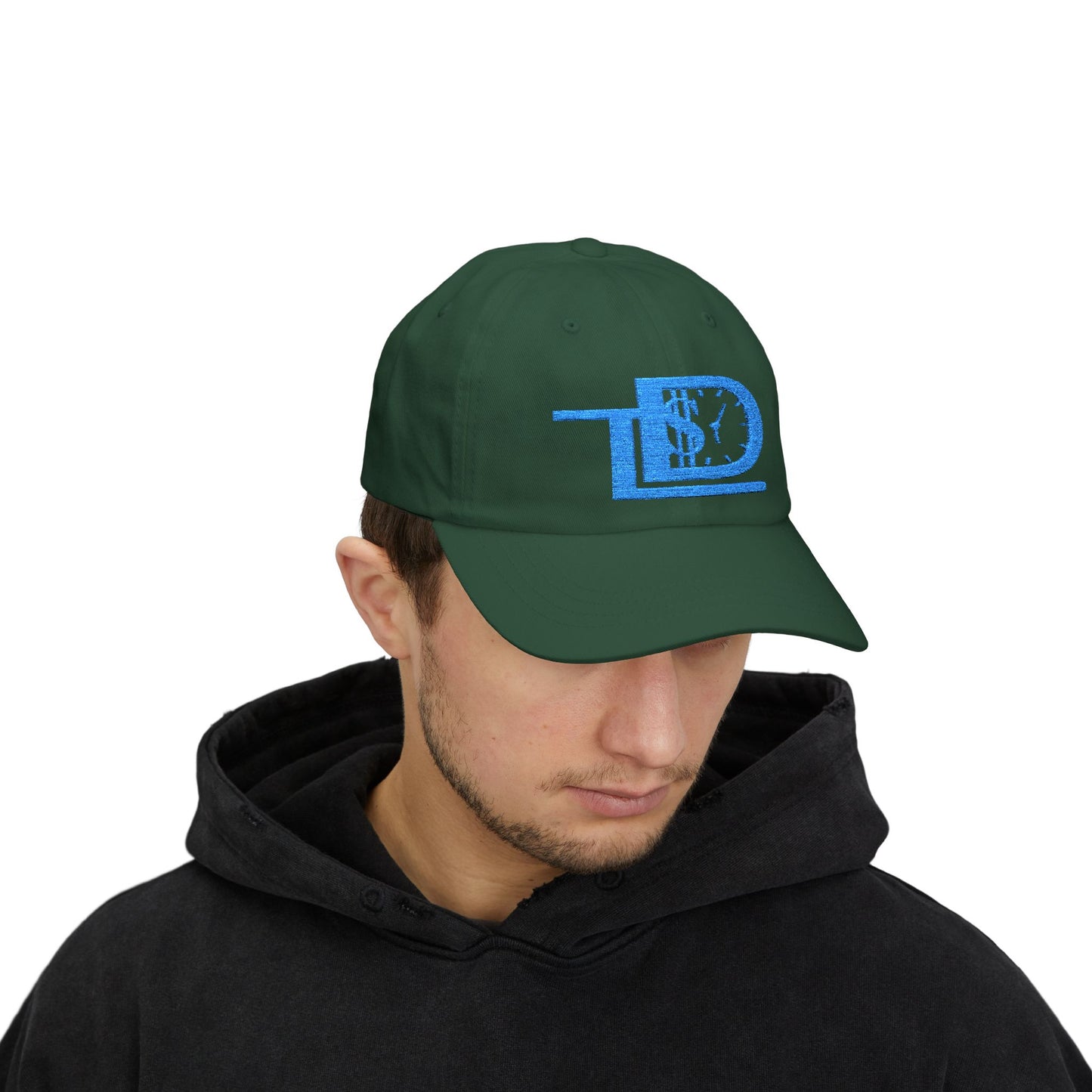 Classic Dad Cap with Funky Clock Design, Adjustable Baseball Hat, Trendy Accessory for Dads, Perfect Gift for Father's Day, Casual Style
