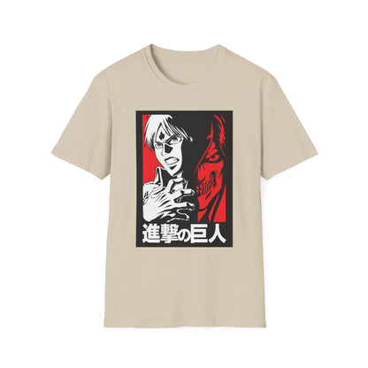 Anime-Inspired Unisex T-Shirt - Attack on Titan Graphic Tee, Casual Wear, Gift for Fans, Streetwear, Birthday Gift