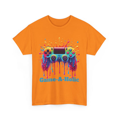 Game-A-Holic Unisex Heavy Cotton Tee - Perfect Gift for Gamers