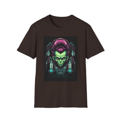 Cosmic Sci-Fi Graphic T-Shirt - Unisex Softstyle