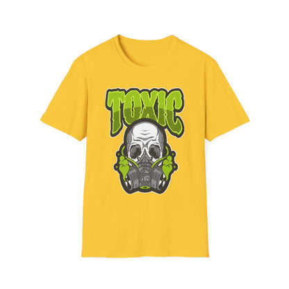 Toxic Skull Graphic Tee - Unisex Softstyle T-Shirt