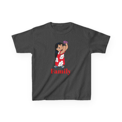 Kids Family Tee, Cute Kids T-Shirt, Family Bonding Shirt, Birthday Gift for Kids, Cute Family Design Tee