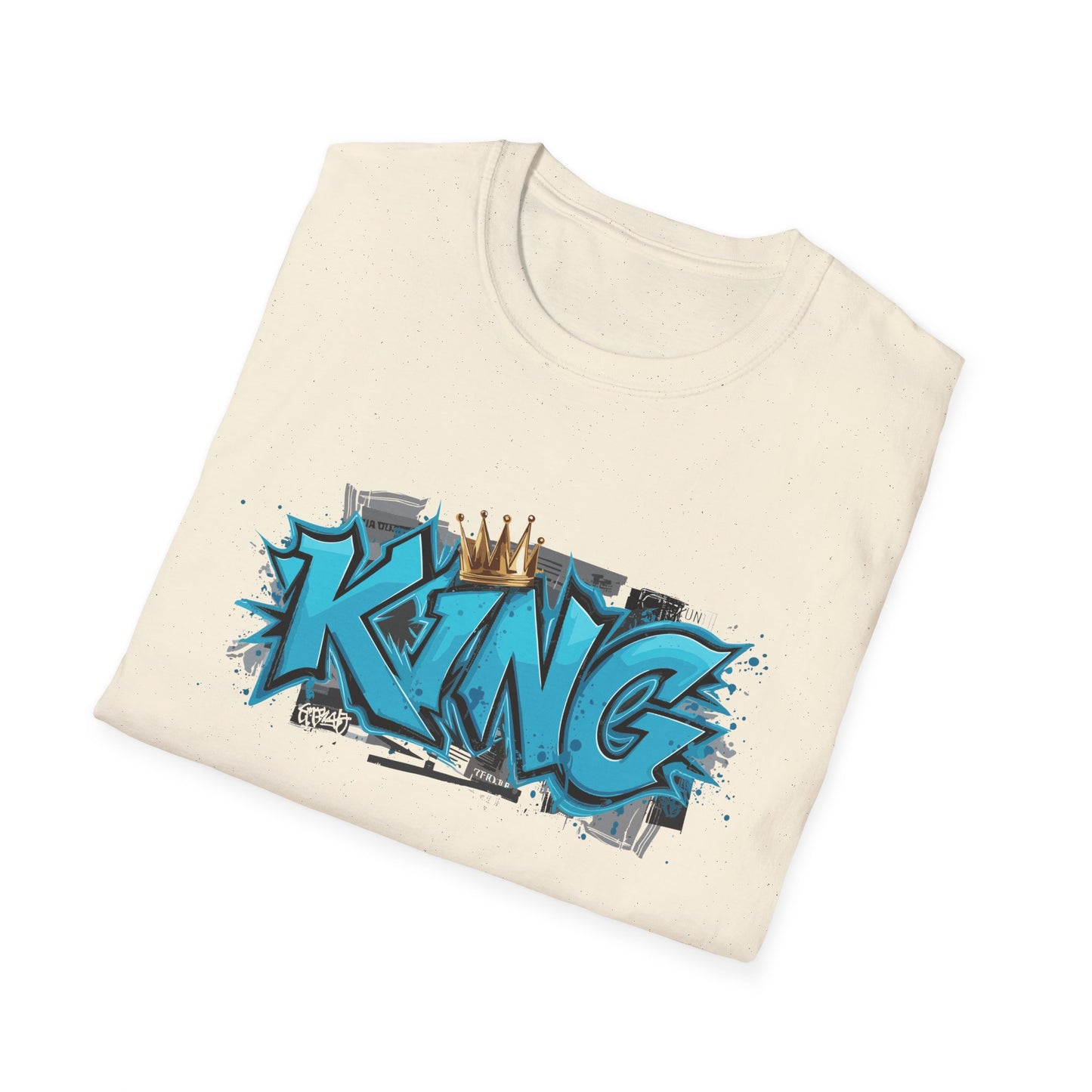 King Graffiti Unisex T-Shirt | Cool Urban Style Tee, Streetwear Fashion, Unique Gift for Him, Self-Expression, Birthday Present