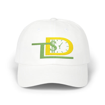 Classic Dad Cap with Green and Yellow Design, Casual Hat for Fathers, Gift for Dads, Summer Accessory, Adjustable Baseball Cap