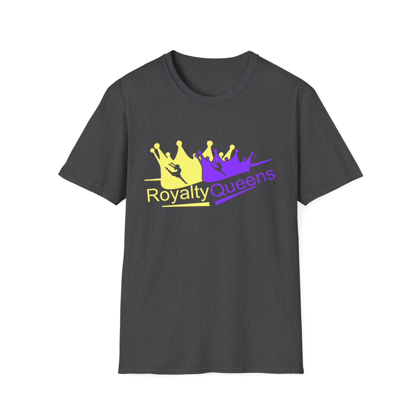 Royalty Queens Unisex Softstyle T-Shirt | Vibrant Crown Print | Perfect for Birthdays, Celebrations, and Everyday Wear