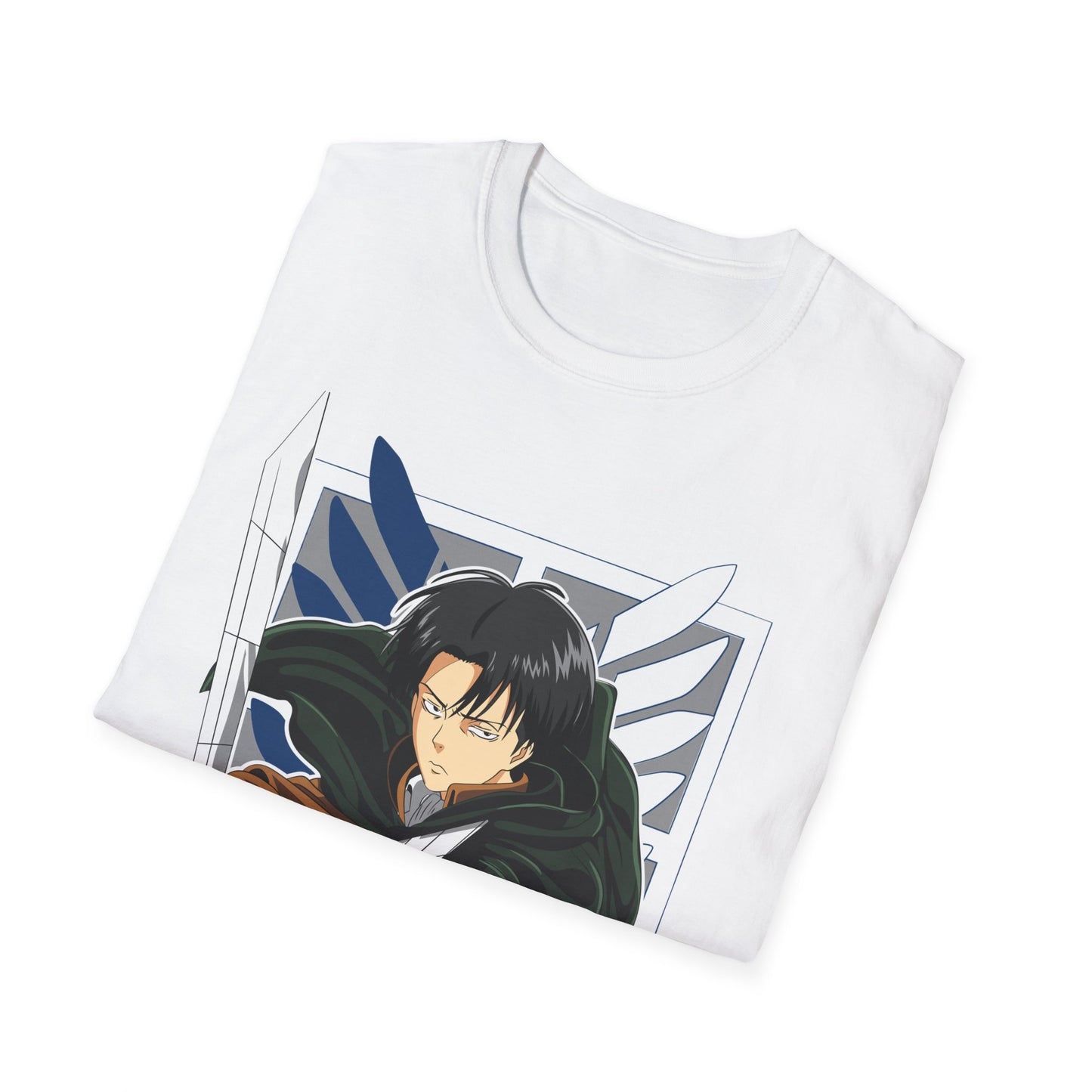 Anime-Inspired Unisex Softstyle T-Shirt, Casual Tee, Gift for Otaku, Geek Apparel, Perfect for Conventions, Everyday Wear, Birthday Gift