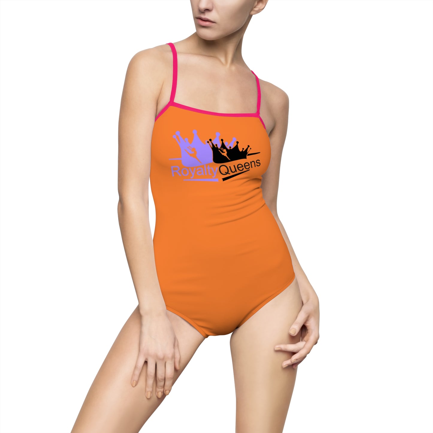 Queens' Royal One-Piece Swimsuit | Beachwear, Summer Swim, Pool Party, Vacation Attire, Birthday Gift