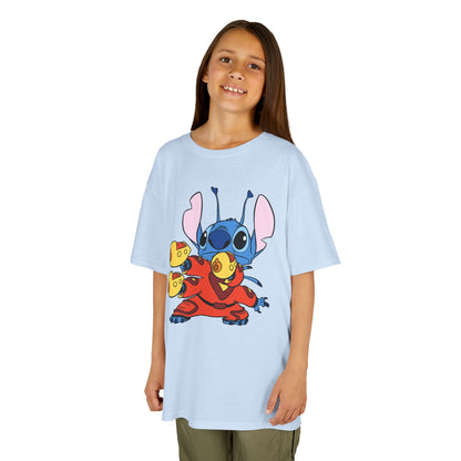 Colorful Kids Tee with Fun Cartoon Design