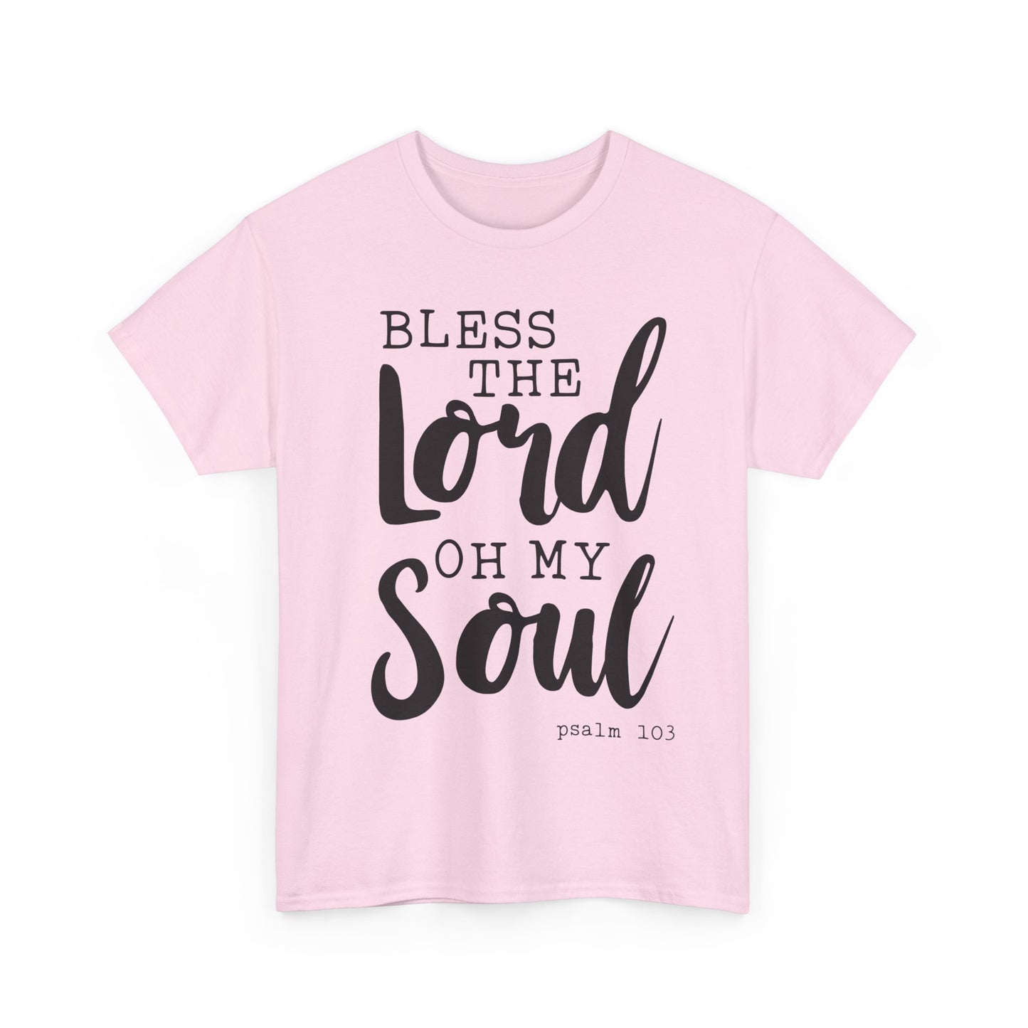 Bless the Lord Unisex Heavy Cotton Tee - Inspirational Christian Shirt