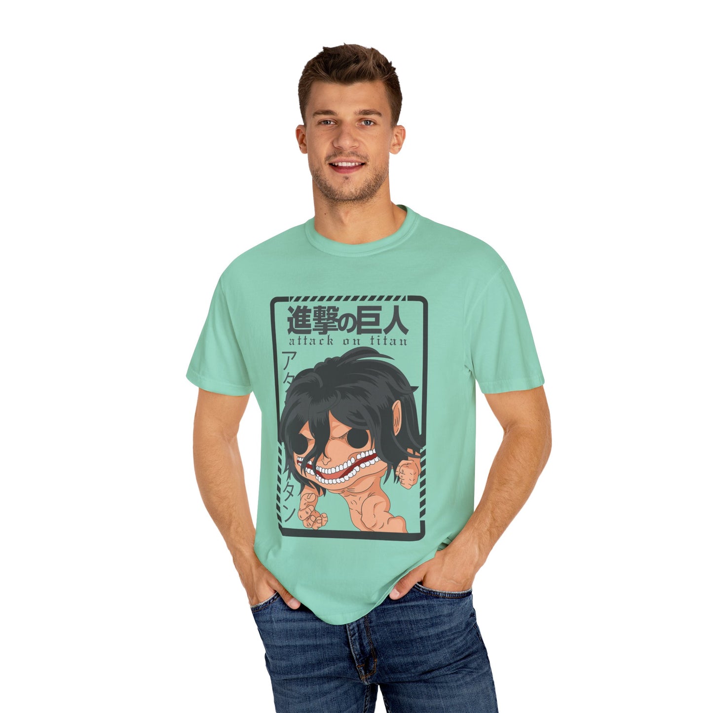 Anime Graphic T-Shirt, Attack on Titan Tee, Unisex Casual Shirt, Gift for Anime Fans, Streetwear Style