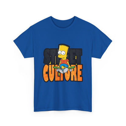 Retro Bart Simpson Unisex Heavy Cotton Tee - Street Culture Vibe