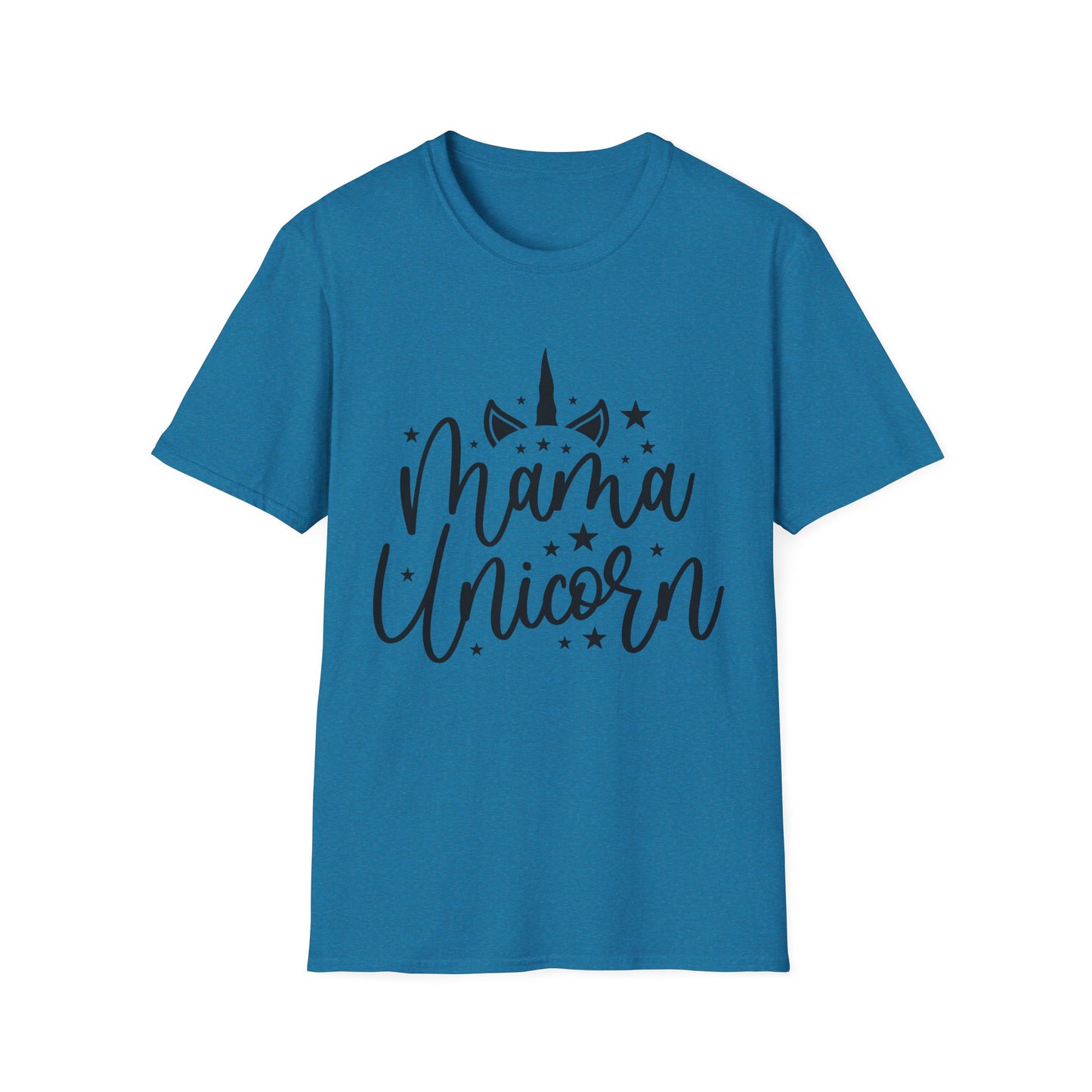 Mama Unicorn Unisex Softstyle T-Shirt – Perfect Gift for Moms, Magical Occasions & Everyday Wear