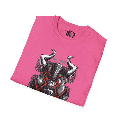 Bold Knight Graphic Tee, Unisex Softstyle T-Shirt, Strength Apparel, Casual Wear, Unique Gift, Core Style