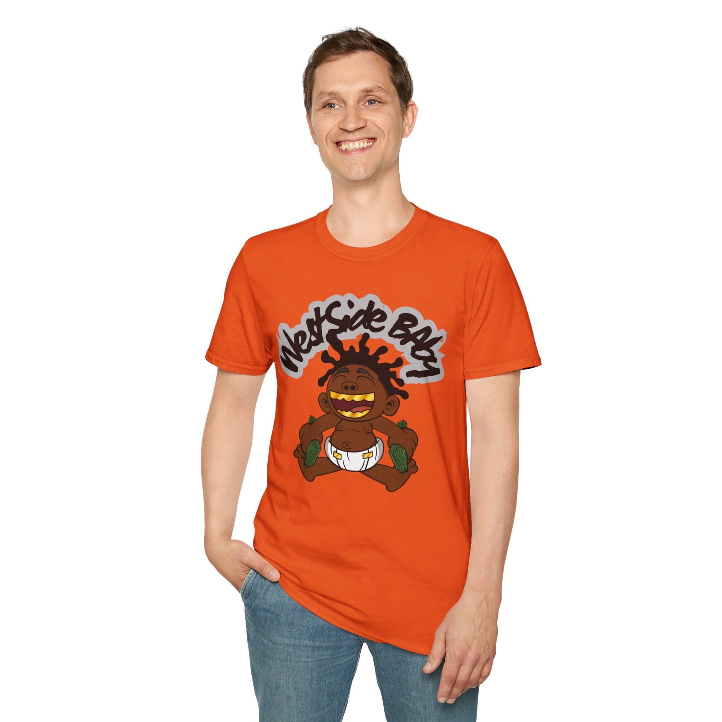 Westside Baby Graphic T-Shirt - Unisex Softstyle Tee for Fun and Unique Style