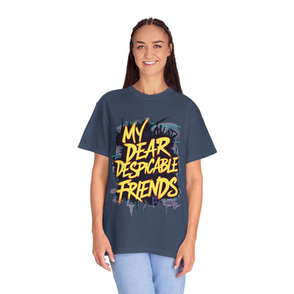 Despicable Friends Graphic Tee, Unisex T-Shirt, Casual Wear, Gift for Friends, Fun Statement Shirt, Graphic Tee for Fans
