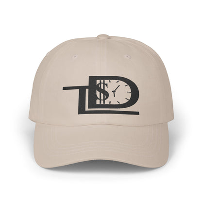 Classic Dad Cap with Dollar Clock Design | Trendy Unisex Hat, Gift for Father's Day, Stylish Everyday Accessory, Adjustable Cap