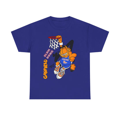 Garfield Basketball Unisex Heavy Cotton Tee - Fun Streetwear for Cat Lovers