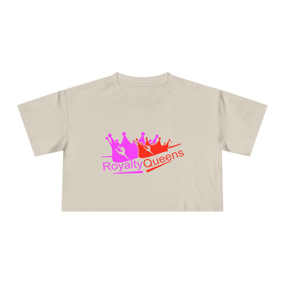 Royalty Queens Women's Crop Tee for Confident Style, Perfect for Festivals, Parties, Birthdays, Gifts & Casual Wear