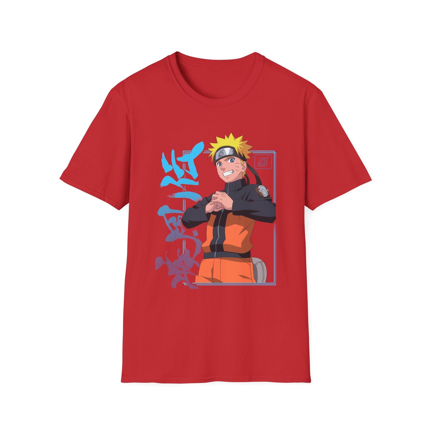 Anime-Inspired Unisex Softstyle T-Shirt - Naruto Design