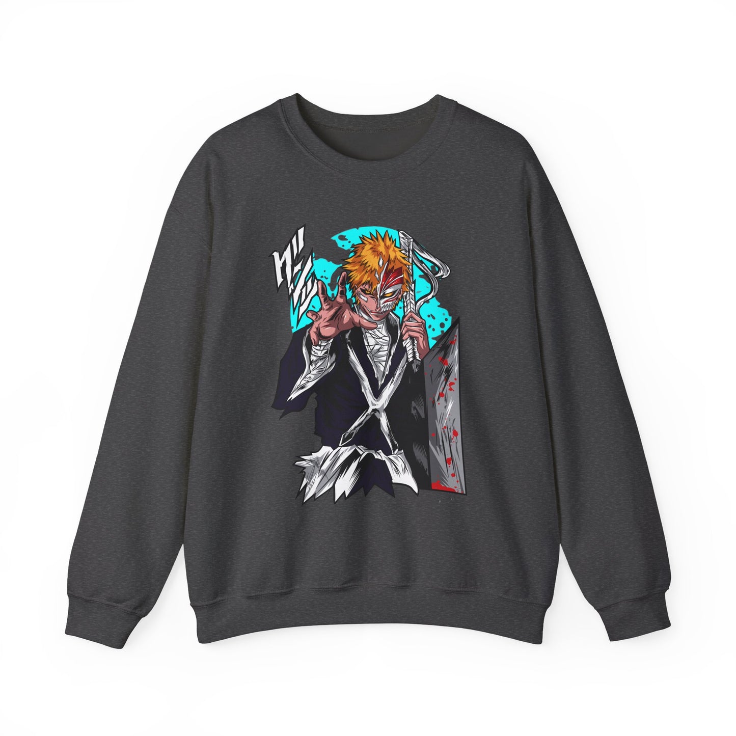 Anime Demon Slayer-Inspired Crewneck Sweatshirt — Ichigo-Style Character Art