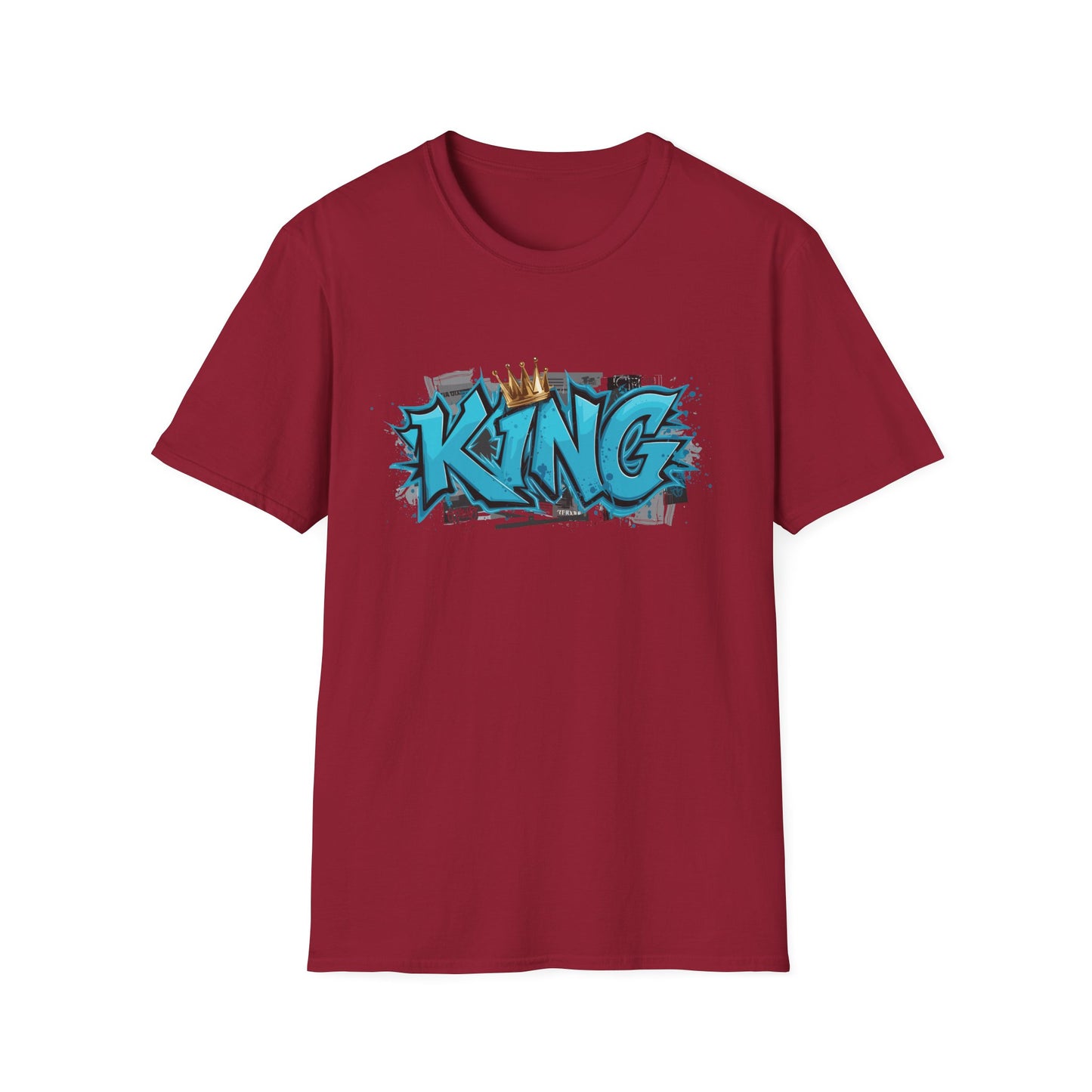 King Graffiti Unisex T-Shirt | Cool Urban Style Tee, Streetwear Fashion, Unique Gift for Him, Self-Expression, Birthday Present