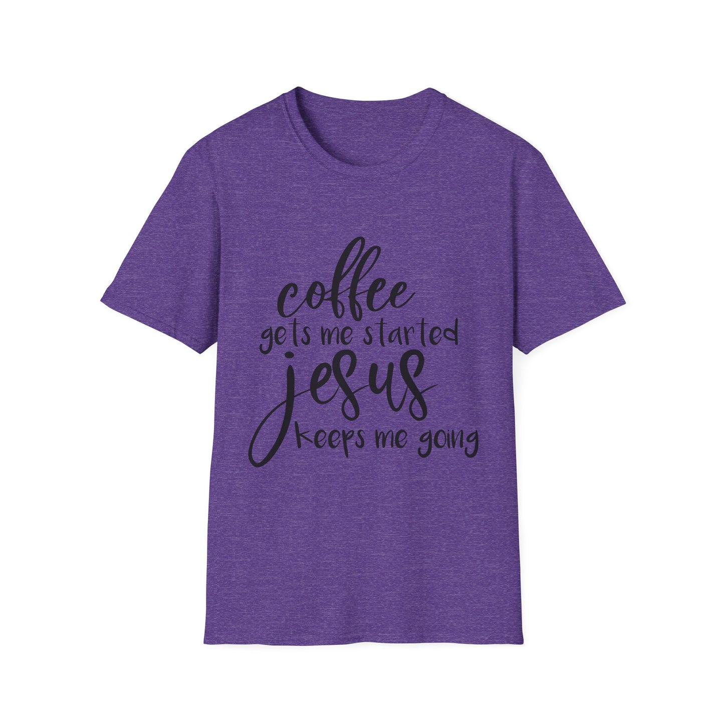 Coffee & Jesus Unisex Softstyle T-Shirt - Inspirational Christian Tee